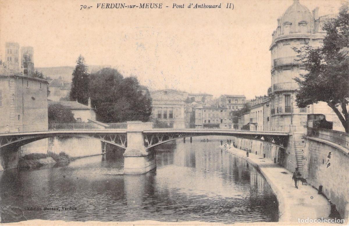 Postales: Postal de Verdun-sur-Meuse Pont d'Anthouard II Francia