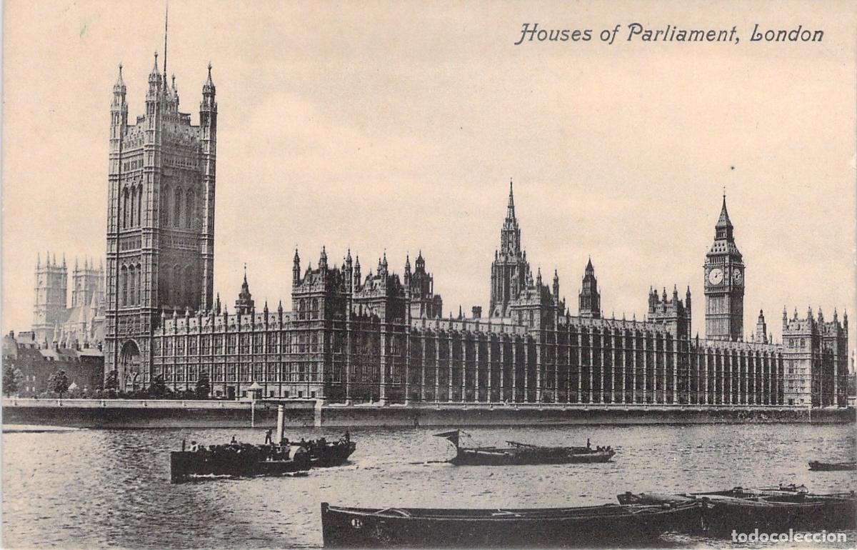 Postales: Tarjeta Postal de las Casas del Parlamento y Big Ben en Londres