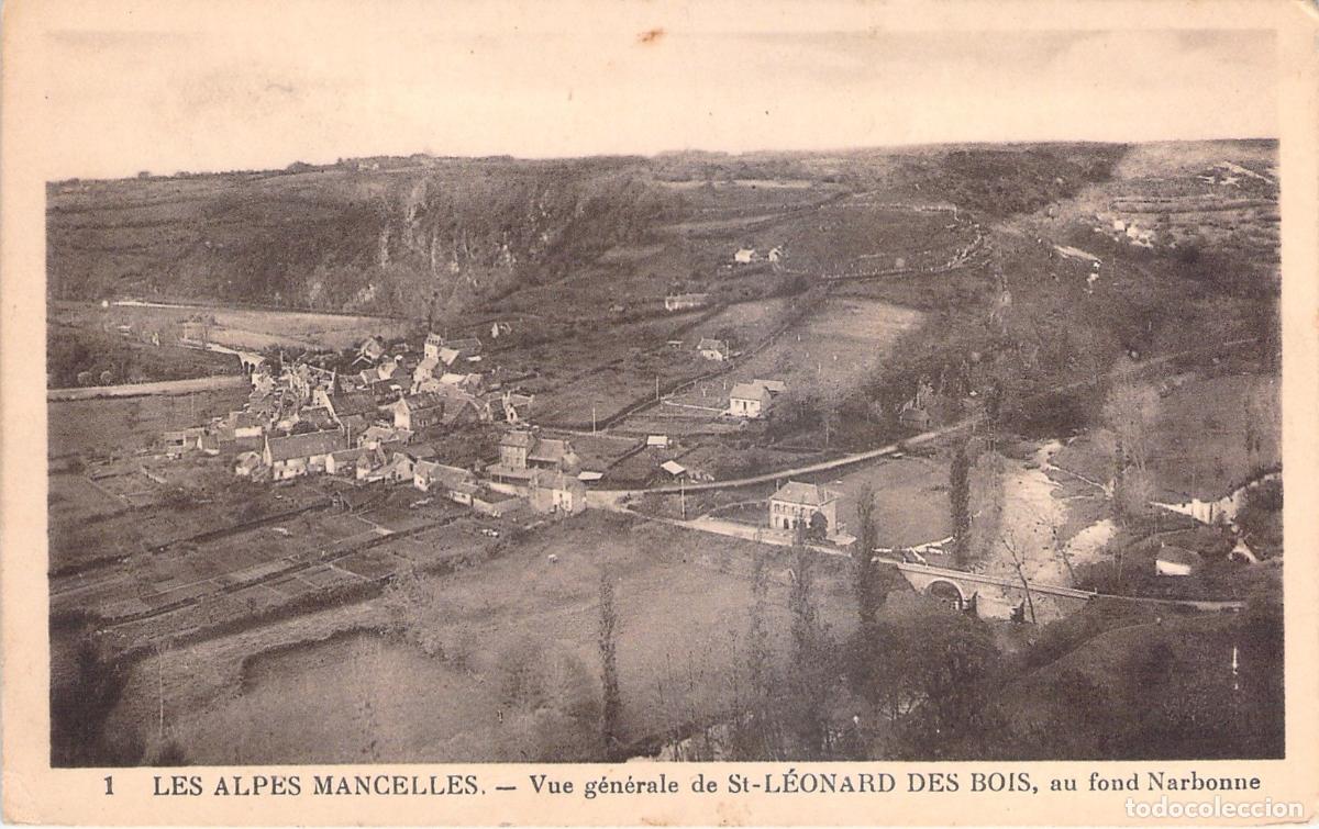 Postales: Postal Vista General de Saint-L&eacute;onard-des-Bois Alpes Mancelles Sarthe
