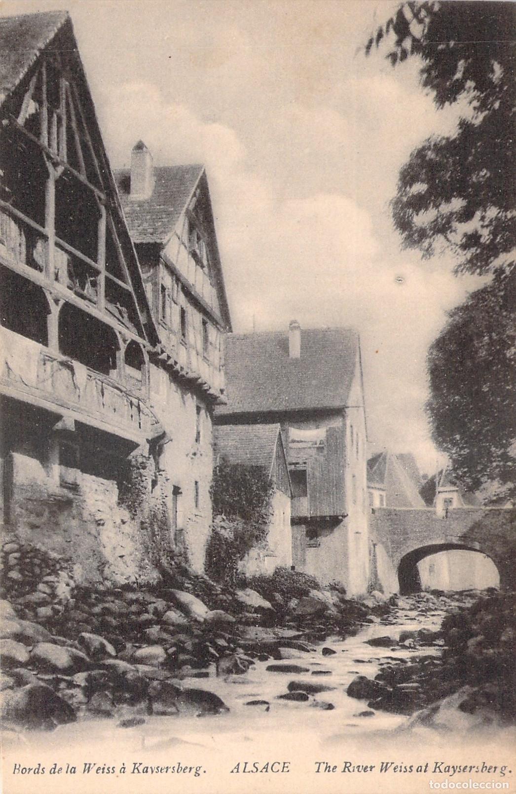 Postcards: Postal del R&iacute;o Weiss en Kaysersberg, Alsacia