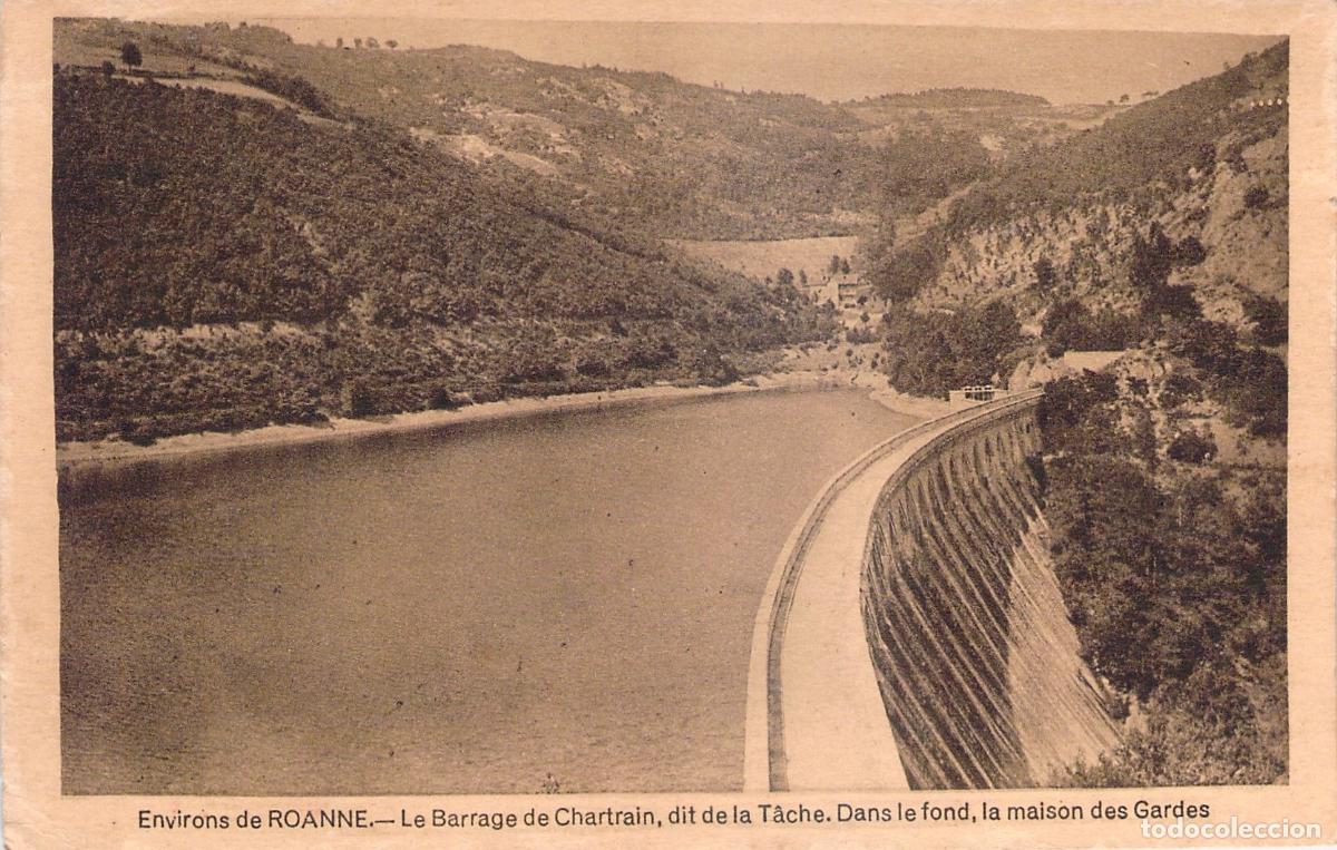 Postales: Postal Presa de Chartrain en Roanne Francia