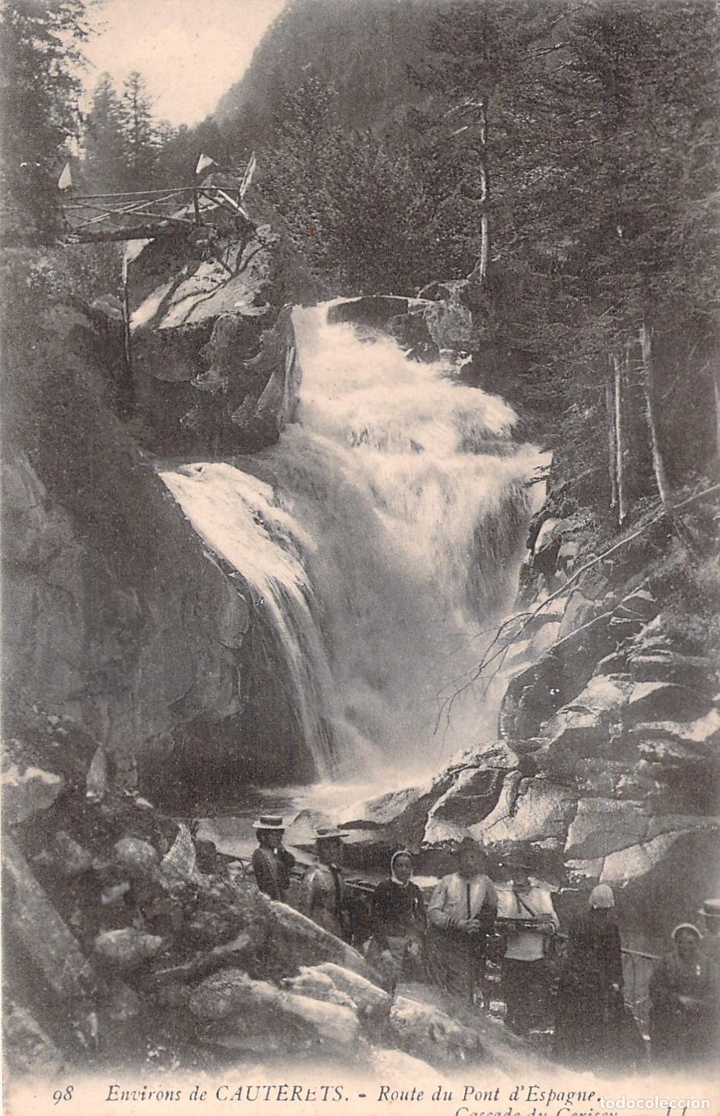 Postales: Postal de la Cascada de Cerisey, Cauterets, Pirineos de Francia