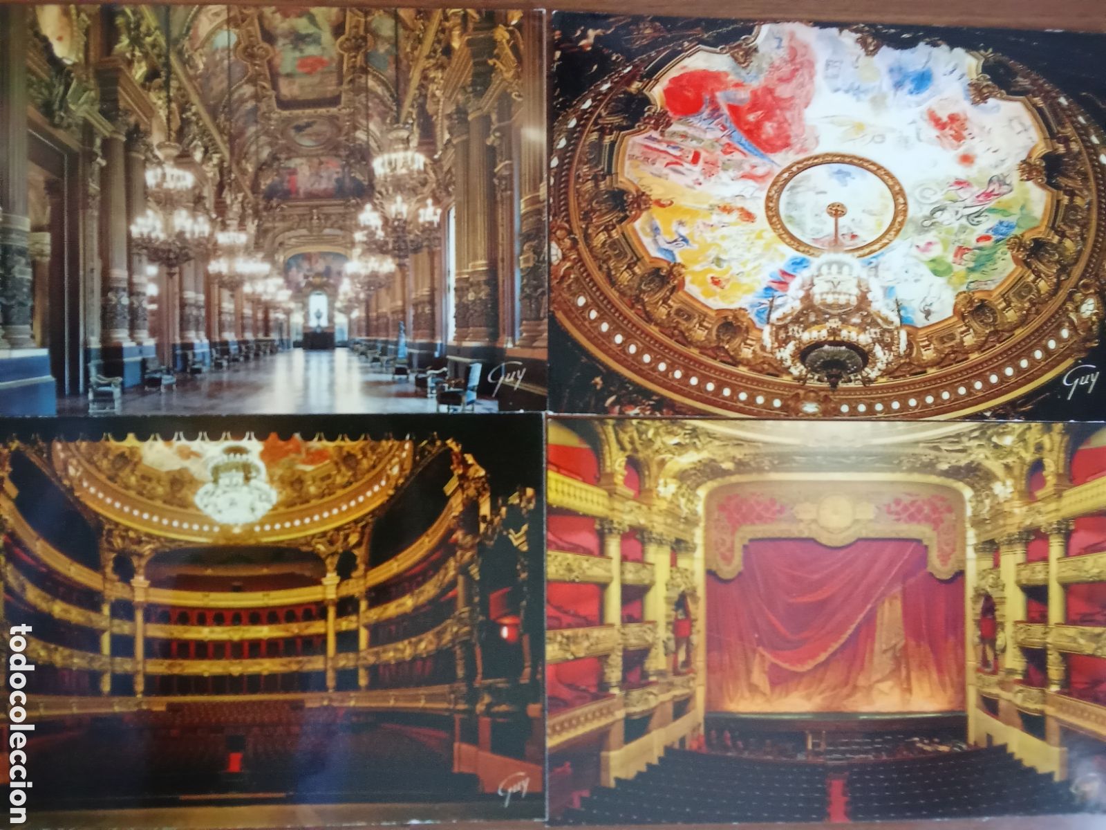 Postales: Lote de 4 postales OPERA de PARIS ed GAY si circular, JMJ