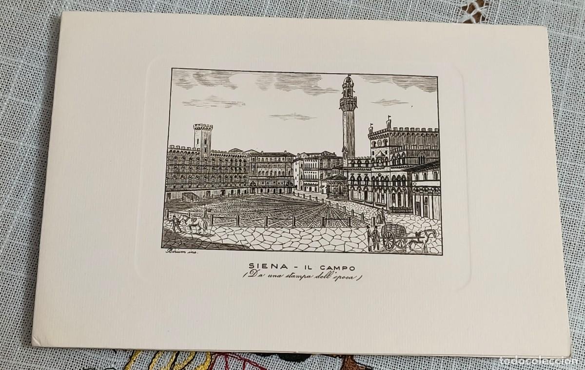 Postales: POSTALES GRABADO - IL CAMPO / SIENA (ITALIA)
