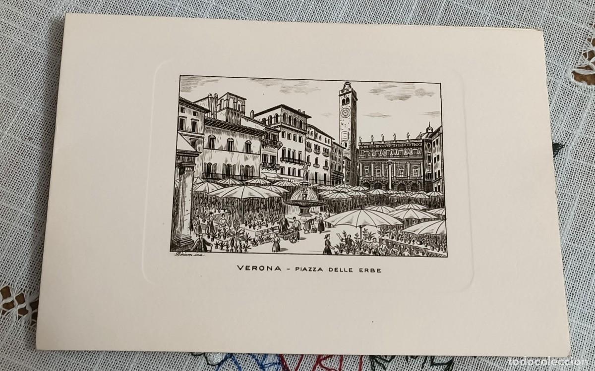 Postales: POSTALES GRABADO - VERONA (ITALIA) - PIAZZA DELLE ERBE