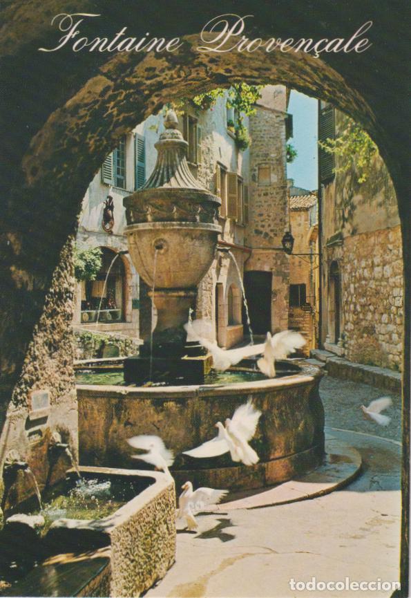 Postales: FRANCIA, RIVIERA FRANCESA, SAINT PAUL, FUENTE PROVENZAL - EDITIONS GILLETTA 484 - S/C