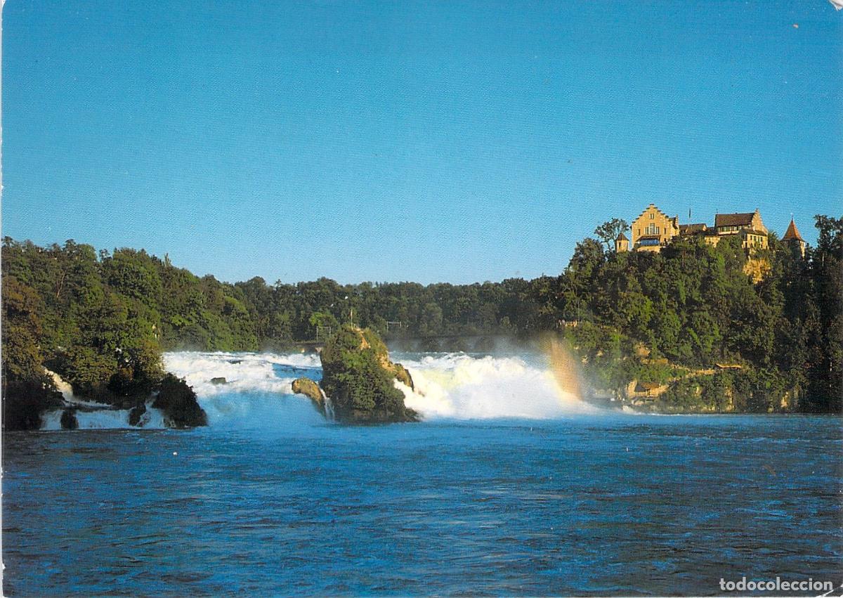 Postais: Postal de las Cataratas del Rin y el Castillo de Laufen en Suiza