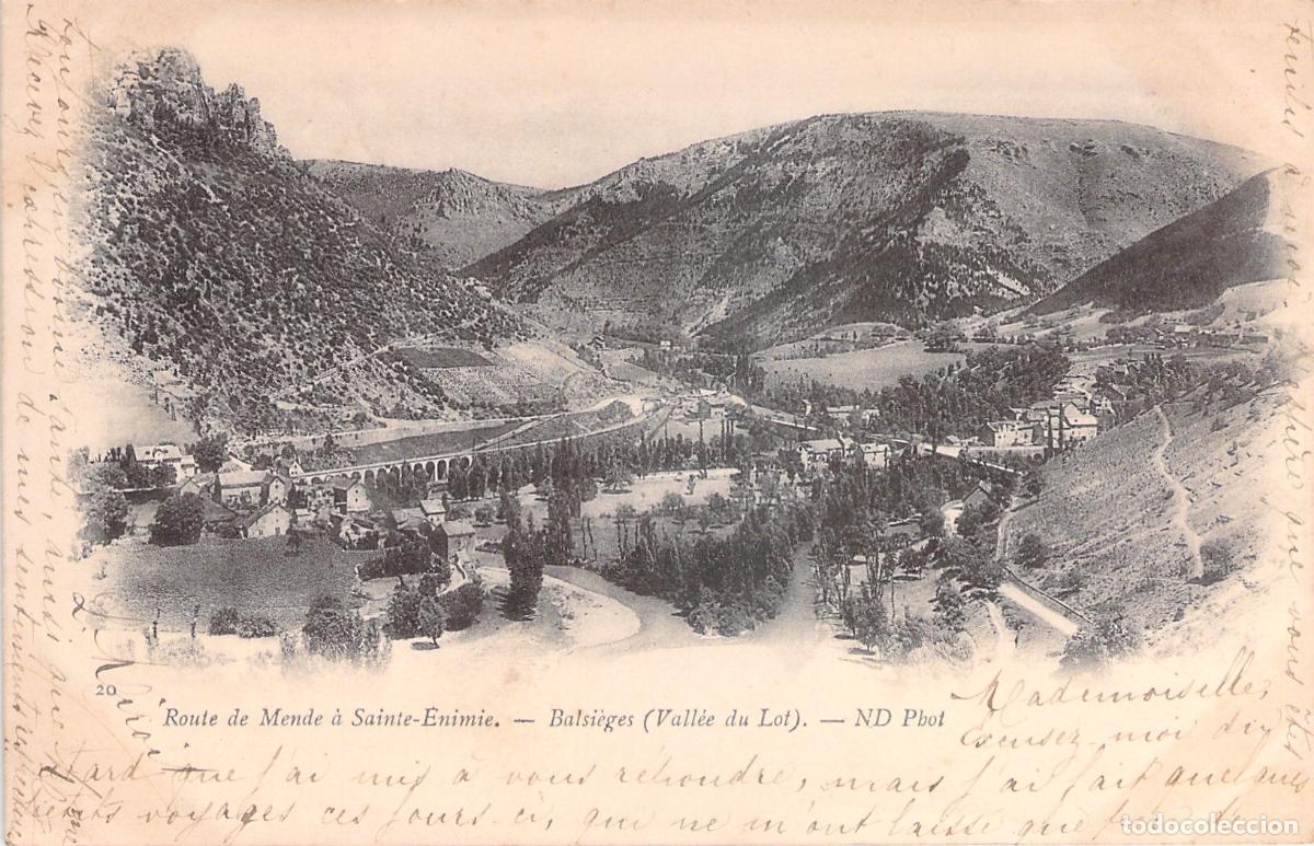Postais: Postal Antigua de Balsi&egrave;ges y el Valle del Lot en Francia