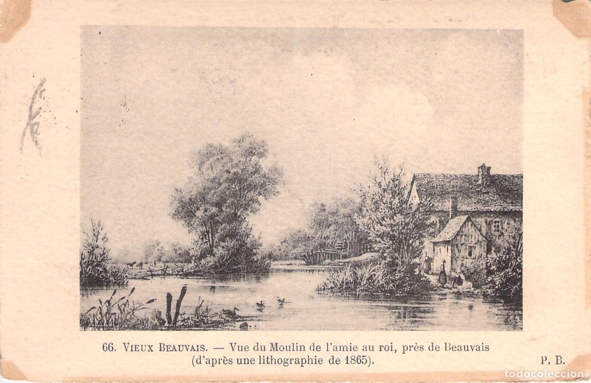Postais: Postal de Vieux Beauvais, Vista del Molino de la Amiga del Rey