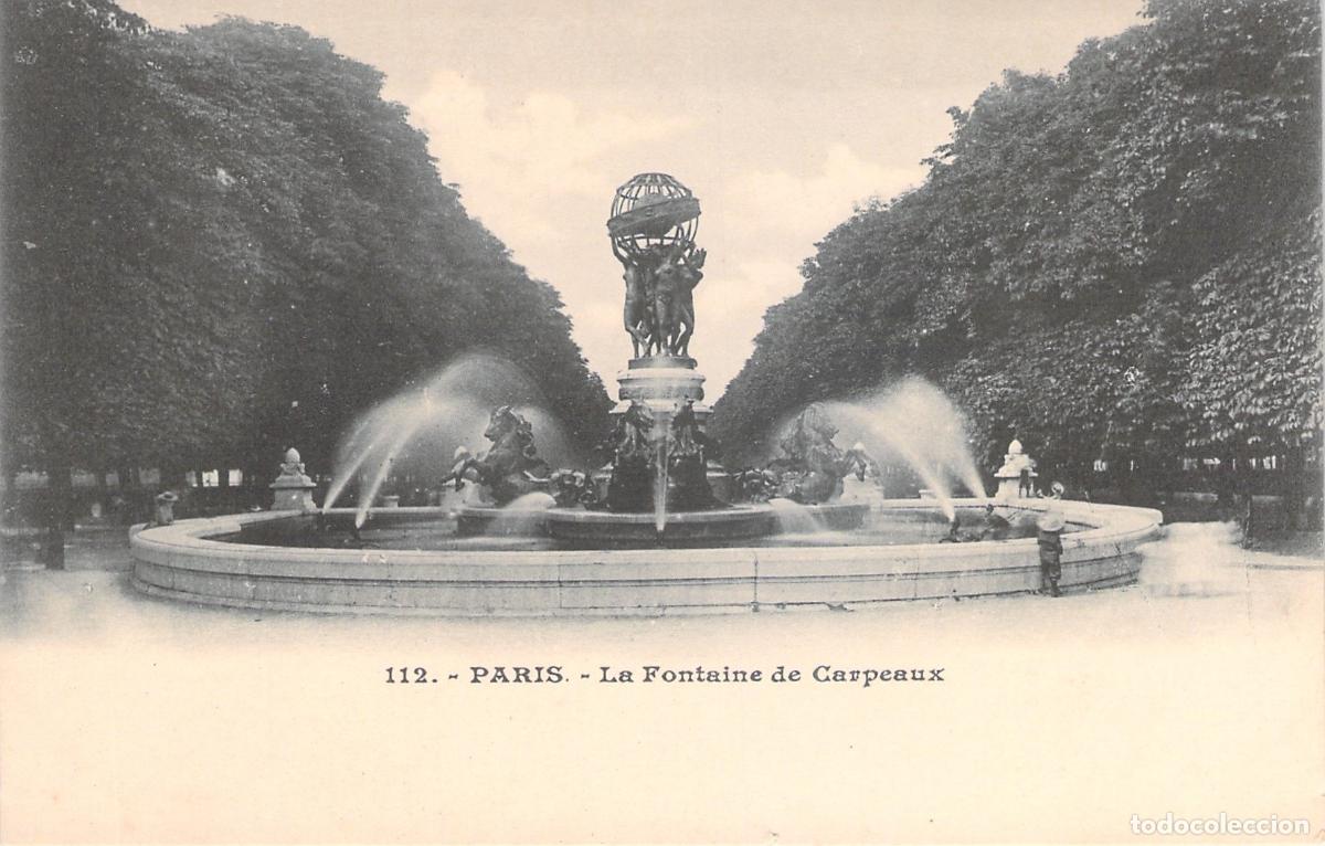 Postcards: Tarjeta Postal de la Fuente de Carpeaux en Par&iacute;s