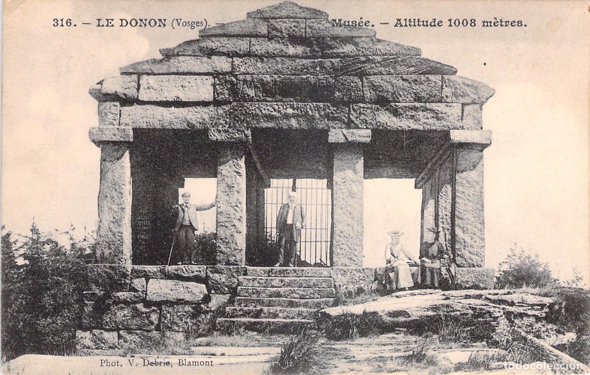 Postcards: Postal de Le Donon Vosges Museo Templo a 1008 Metros