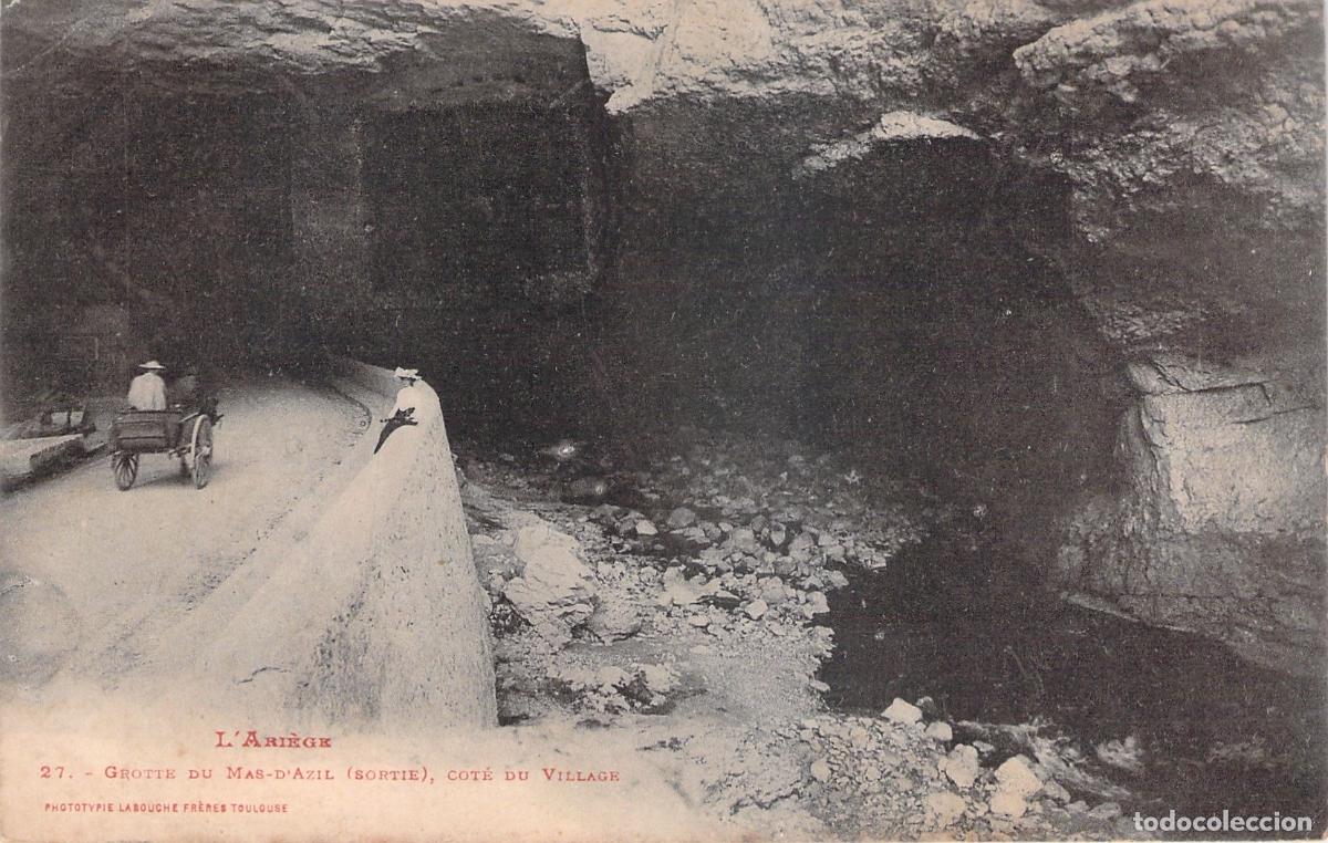 Postcards: Postal de la salida de la Gruta de Mas-d'Azil