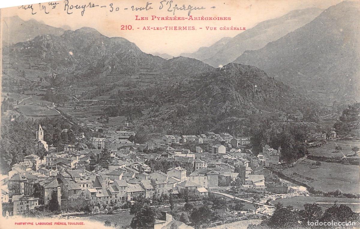 Postcards: Postal de Ax-les-Thermes Vista General de los Pirineos de Ari&egrave;ge