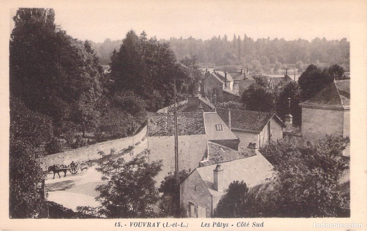 Postkarten: Postal de Vouvray - Vista de Les P&acirc;tys C&ocirc;t&eacute; Sud