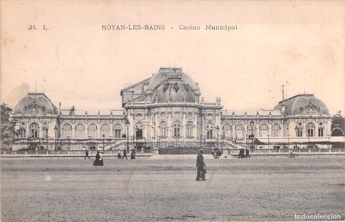 Postales: Postal de Royan-les-Bains, Casino Municipal de Francia
