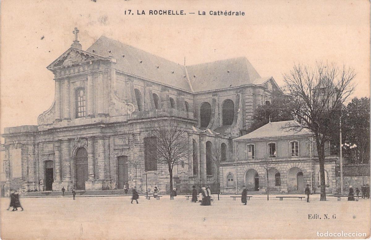 Postales: Tarjeta Postal de la Catedral de La Rochelle Francia