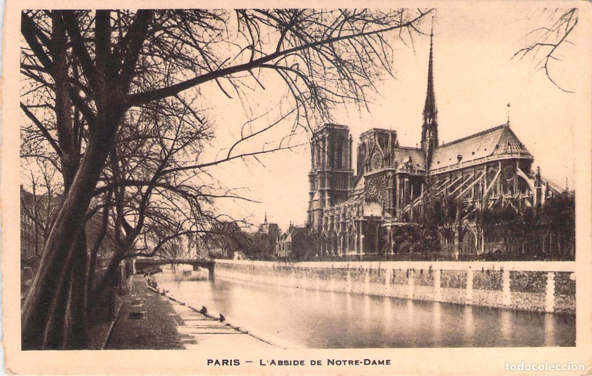 Postales: Postal de Par&iacute;s - El &Aacute;bside de la Catedral de Notre-Dame
