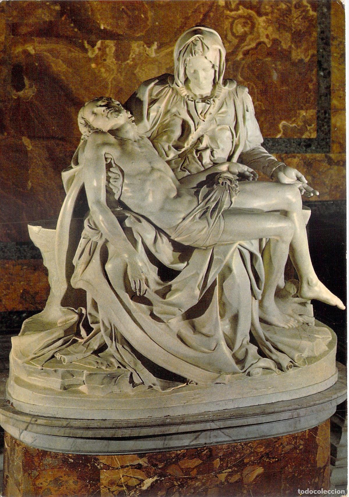 Postales: Tarjeta Postal de La Piedad de Miguel &Aacute;ngel en la Bas&iacute;lica de San Pedro Roma