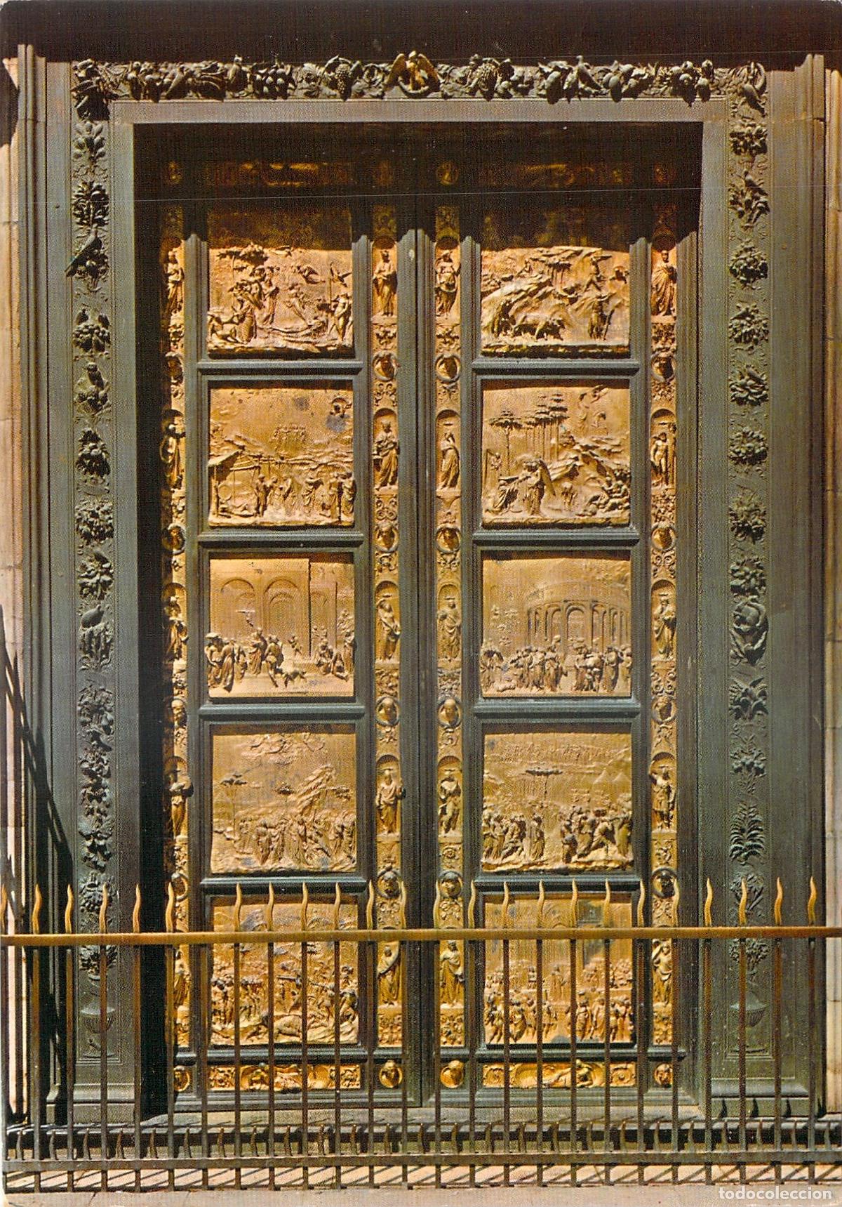 Postales: Postal de la Puerta del Para&iacute;so, Baptisterio de Florencia