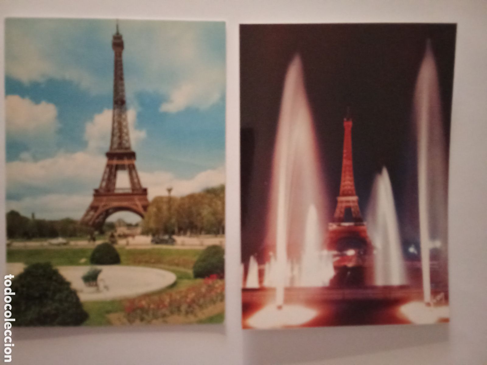 Postales: lote dos postales TOUR EIFFEL PARIS,JIM
