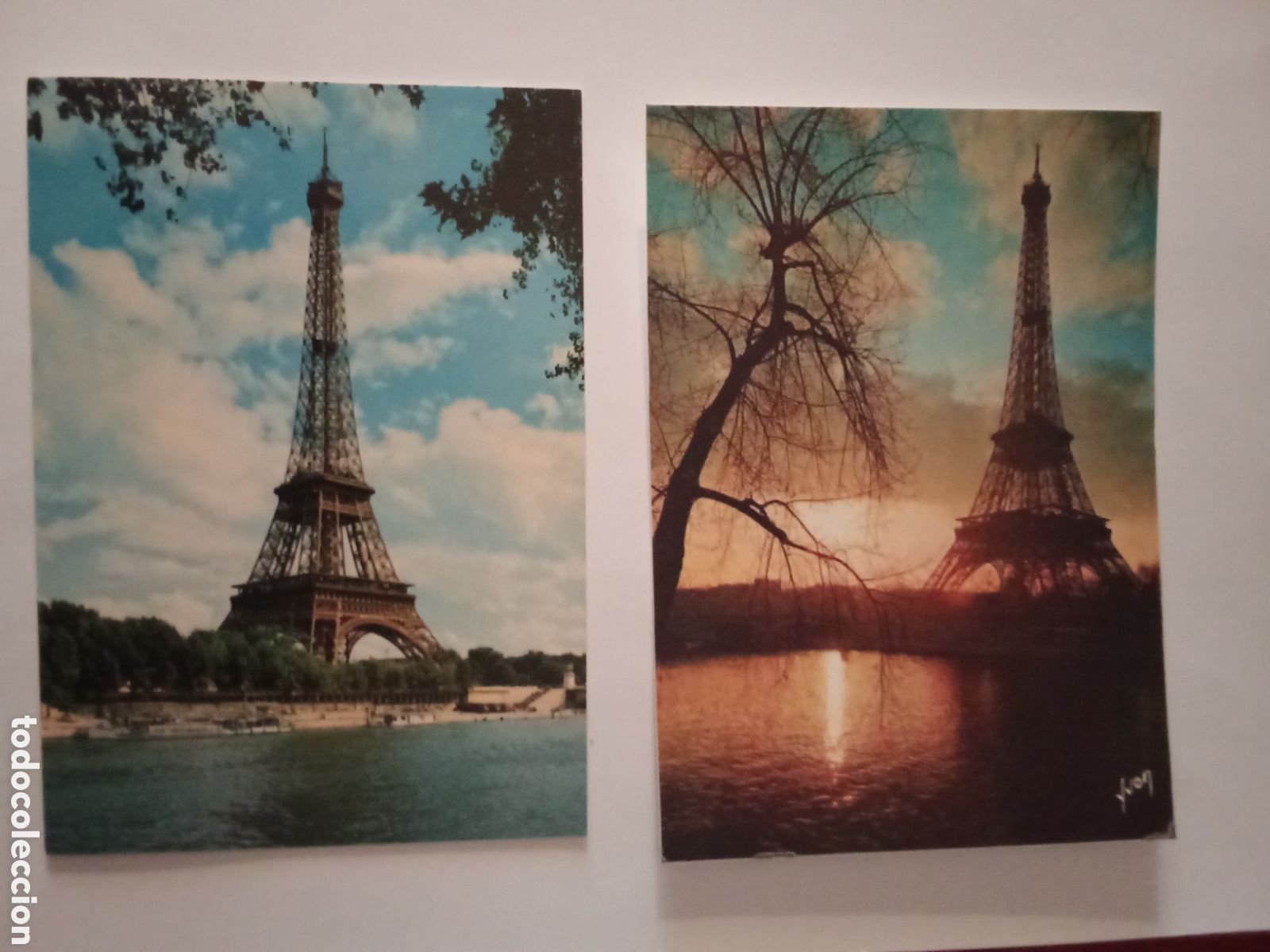 Postales: lote dos postales TOUR EIFFEL PARIS,JIM