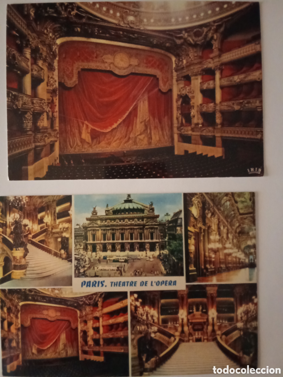 Postales: lote dos postales TEATRO de la OPERA, PARIS,JIM