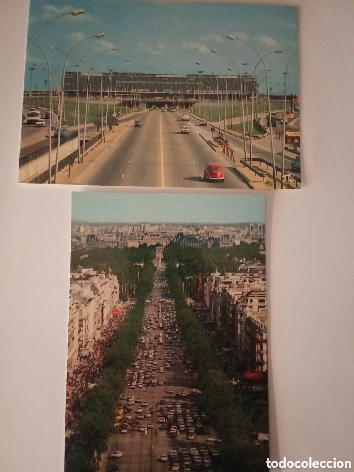 Postales: lote dos postales avnida y aeropuerto, PARIS,JIM