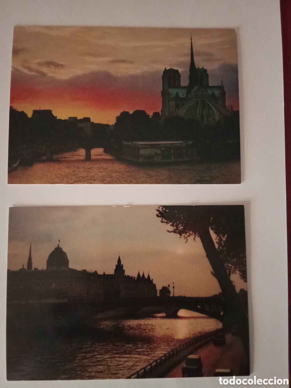 Postales: lote dos postales vistas panoramicas, PARIS,JIM