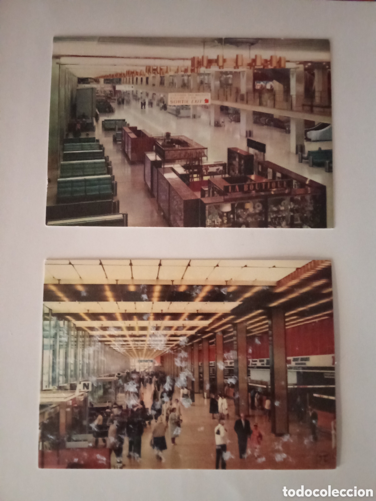 Postales: lote dos postales AEROPUERTO ORLY, PARIS,JIM