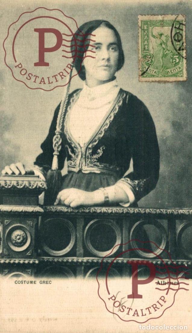 Postales: GRECIA. GREECE. COSTUMES GREC. ATHENES. ATENAS.