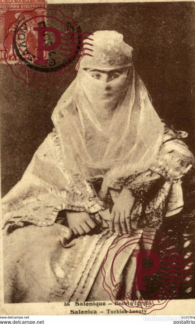 Postales: SALONIQUE 56 BEAUTE TURQUE SALONICA TURKISH BEAUTY GRECIA GRIEKENLAND