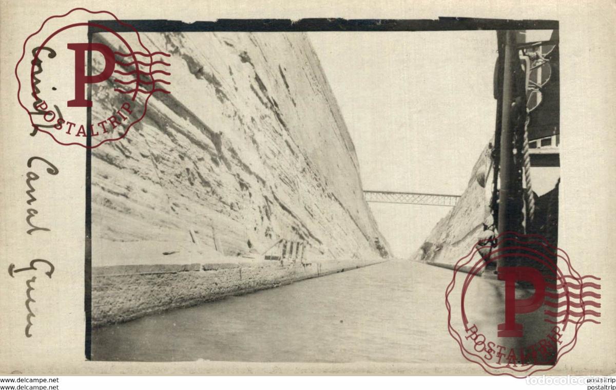 Postales: RPPC Greece - Corinth - The Canal GREECE GRECE