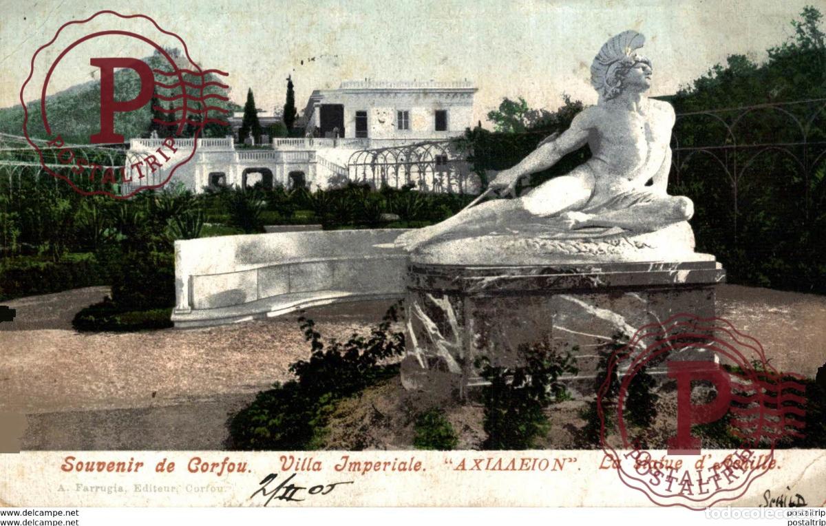 Postales: SOUVENIR DE CORFOU VILLA IMPERIALE GREECE GRECE