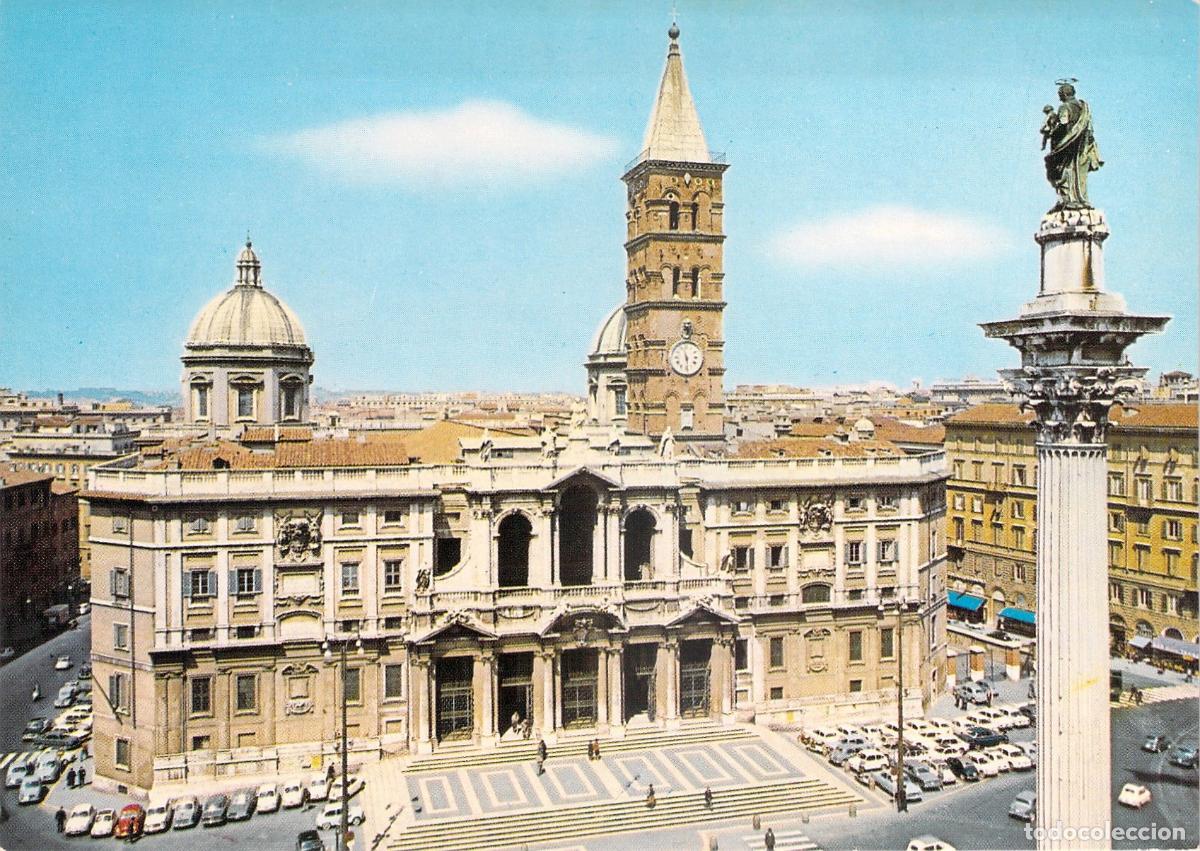 Postales: Postal de la Bas&iacute;lica de Santa Mar&iacute;a la Mayor en Roma, Italia