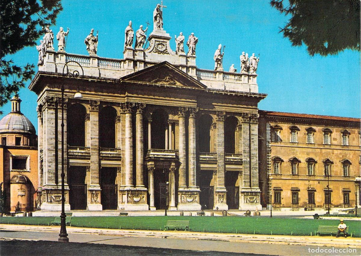 Postales: Postal de la Bas&iacute;lica de San Juan de Letr&aacute;n en Roma