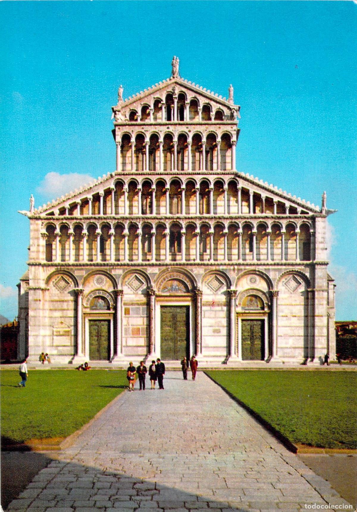 Postales: Postal Tur&iacute;stica de la Fachada de la Catedral de Pisa