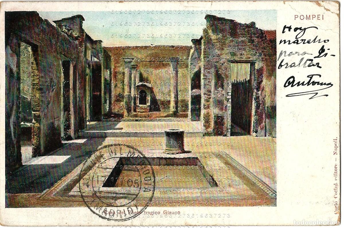 Postales: POMPEYA CASA DEL POETA TRAGICO GRAUCO POSTAL M2