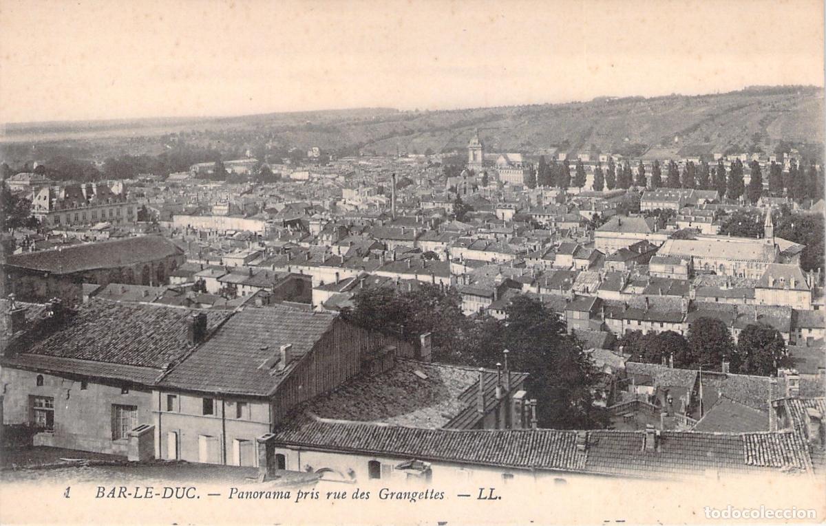 Postcards: Postal de Bar-le-Duc Panorama desde la Calle Grangettes Francia
