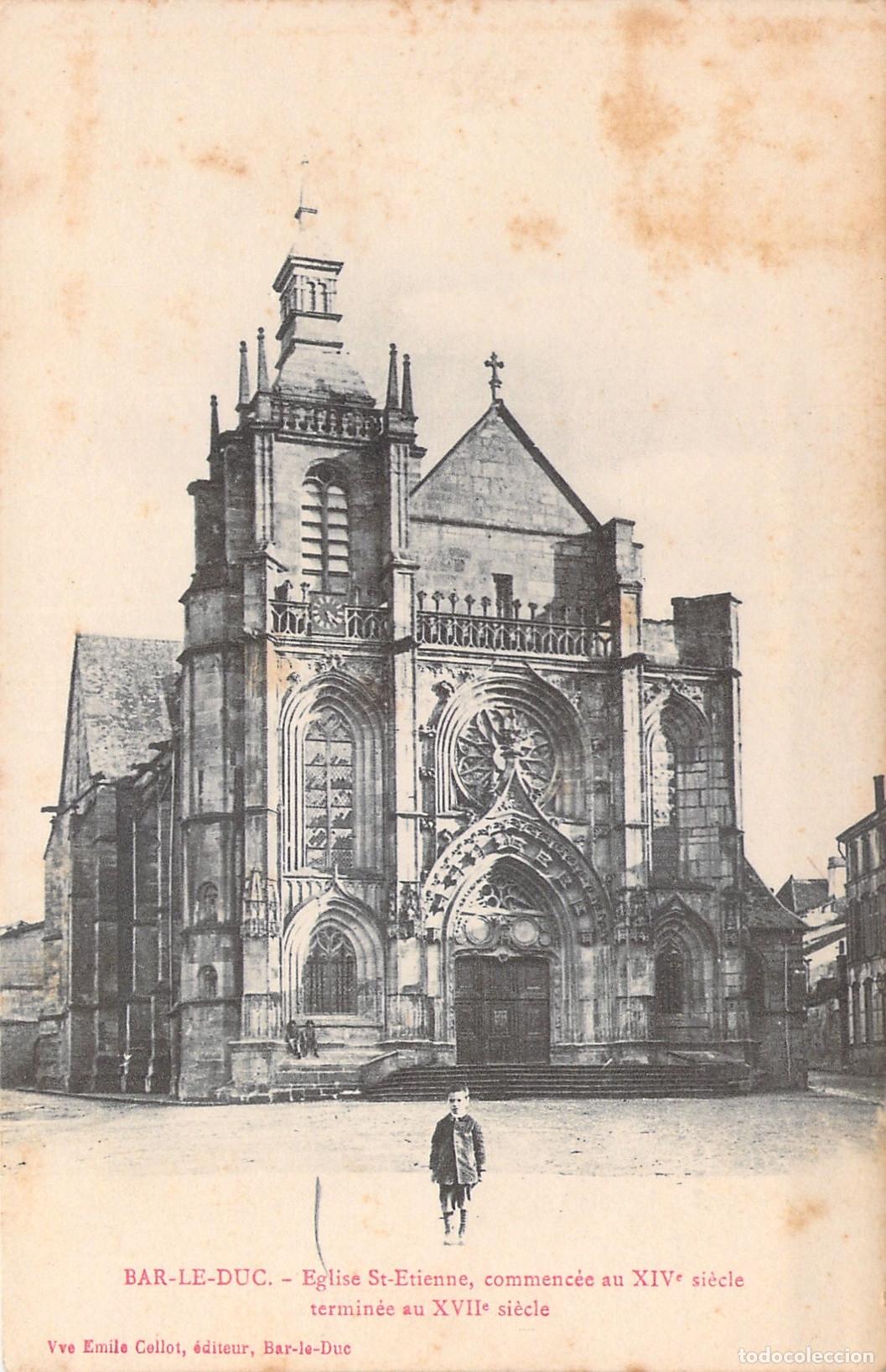 Postcards: Postal de la Iglesia de Saint-Etienne en Bar-le-Duc, Francia