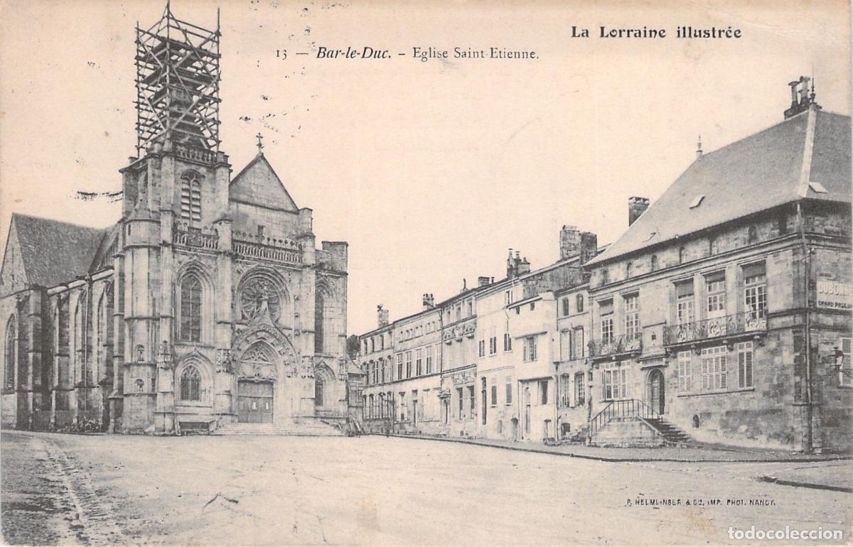 Postales: Postal de la Iglesia Saint-Etienne en Bar-le-Duc Francia