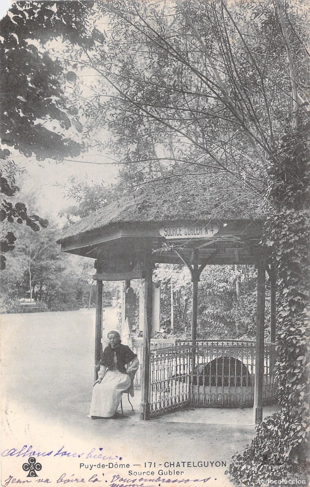 Postales: Postal de Ch&acirc;tel-Guyon - Source Gubler N&deg; 4 en Puy-de-D&ocirc;me