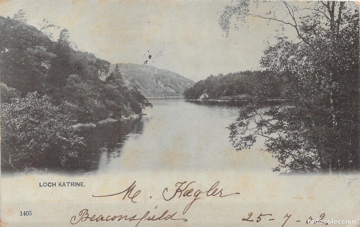 Postales: Postal de Loch Katrine, Paisaje del Lago en Escocia