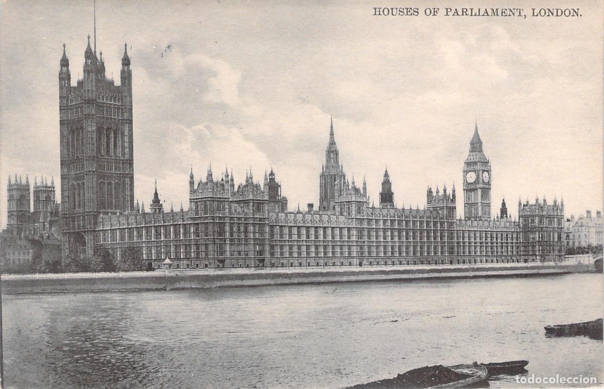 Postcards: Postal de las Casas del Parlamento y Big Ben, Londres