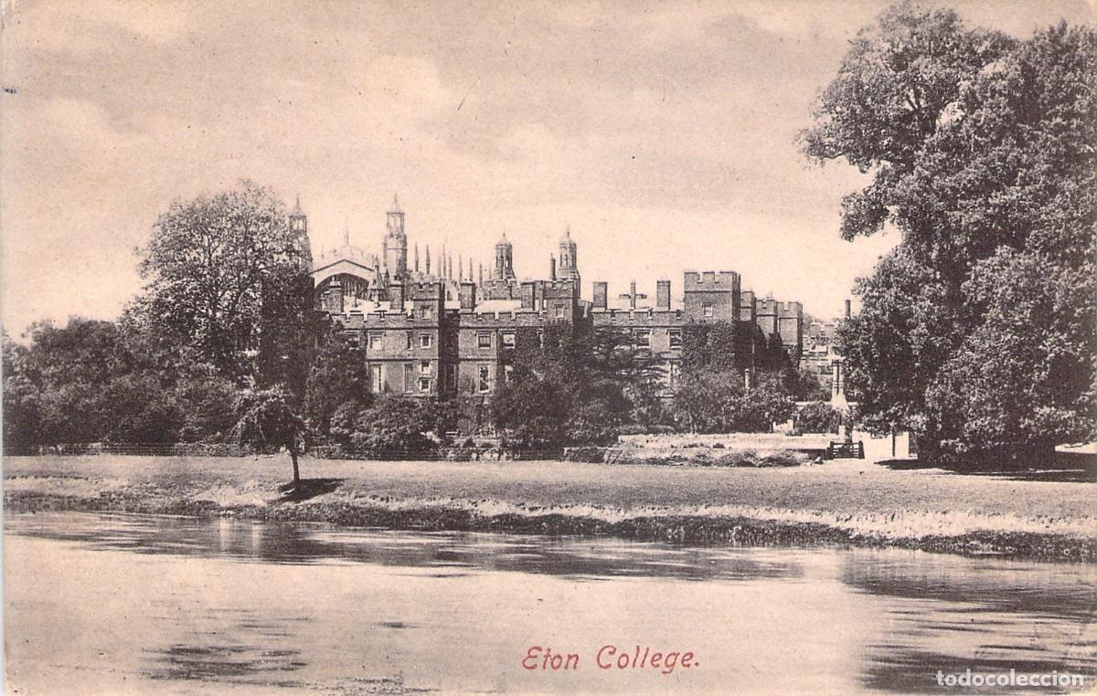Postcards: Postal de Eton College y el R&iacute;o T&aacute;mesis, Inglaterra
