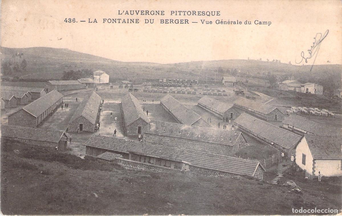 Cartoline: Postal de La Fontaine du Berger Vista General del Campamento