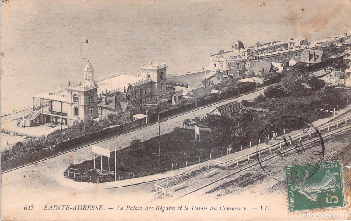 Cartoline: Postal Sainte-Adresse Francia El Palacio de las Regatas
