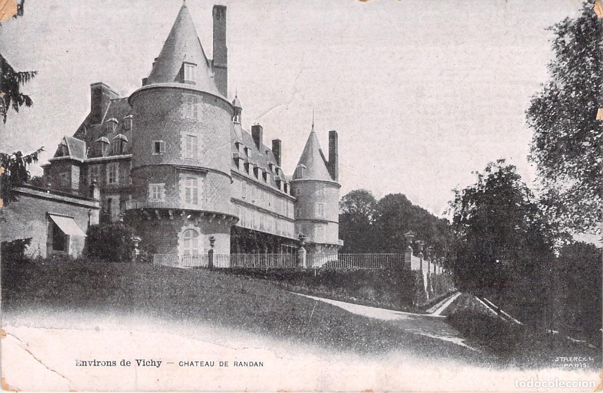 Postales: Tarjeta Postal Castillo de Randan Alrededores de Vichy Francia