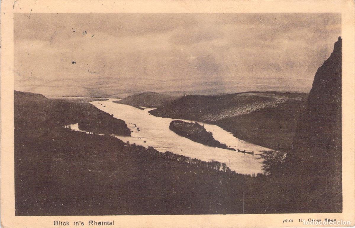 Postales: Postal de la Vista del Valle del Rin desde Drachenfels
