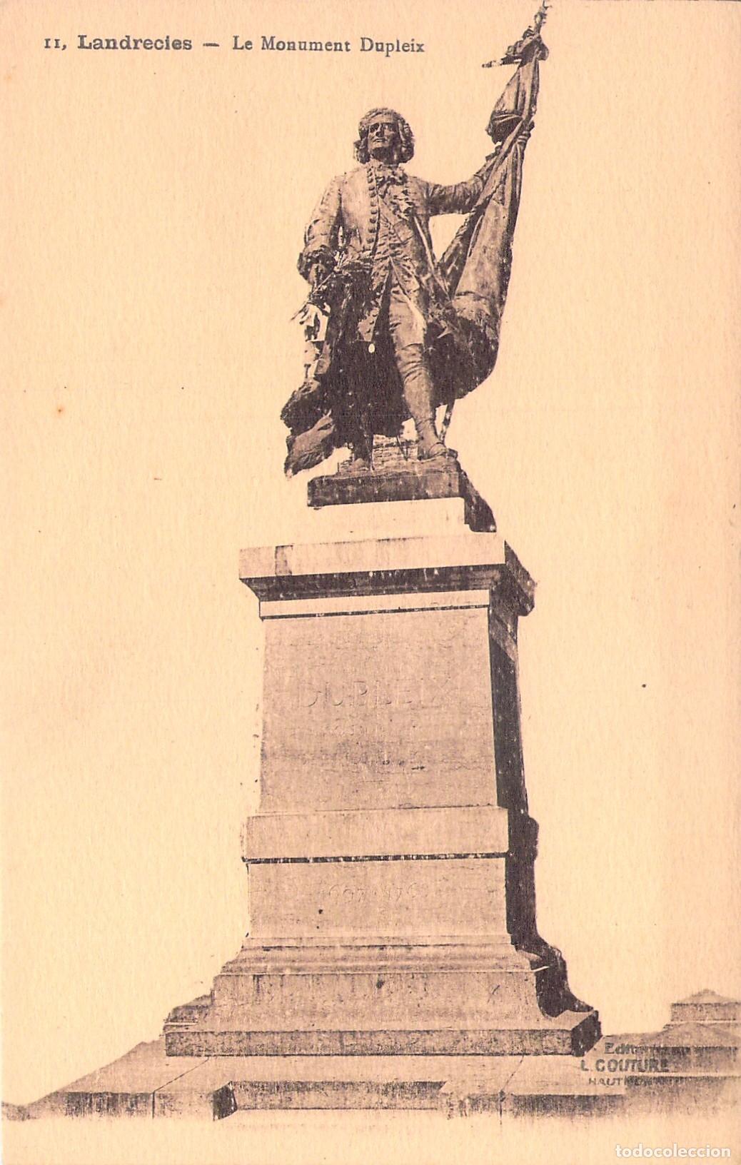 Postales: Postal de Landrecies - El Monumento a Joseph Fran&ccedil;ois Dupleix