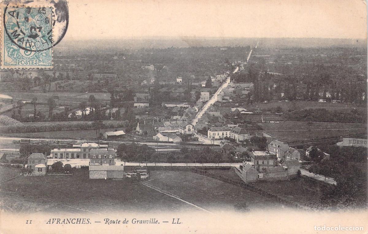 Postales: Postal de Avranches - Vista de la Route de Granville